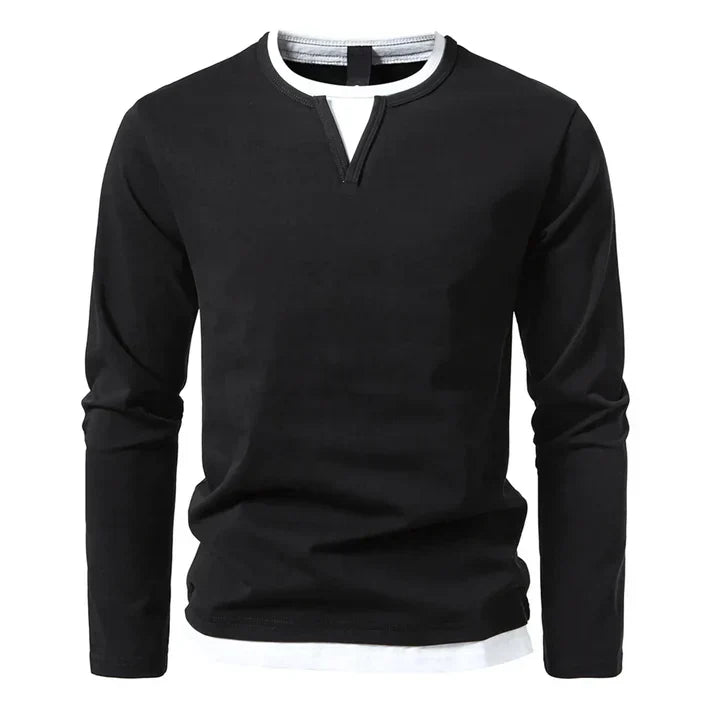 Maison Aorelle™ | T-shirt à manches longues premium en coton peigné