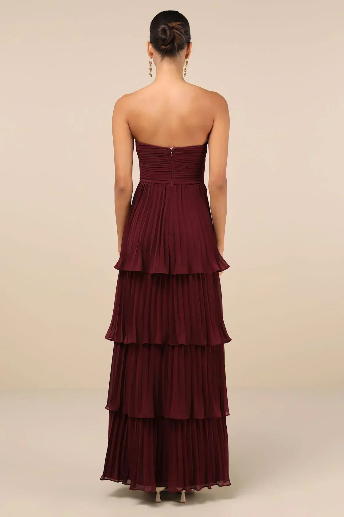 Agnes™ | Robe à volants sans bretelles