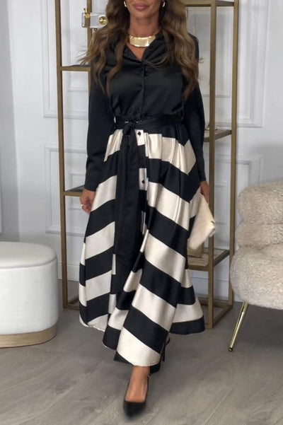 Ida™ | Robe Rayée Élégante