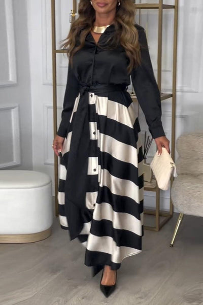 Ida™ | Robe Rayée Élégante