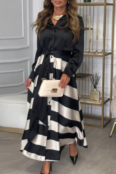 Ida™ | Robe Rayée Élégante