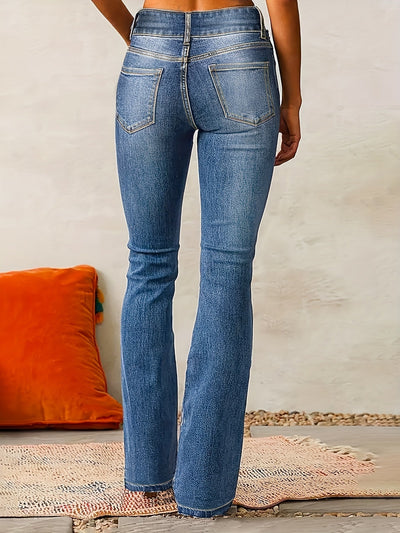 Hedda™ | Jeans Taille Haute avec Coupe Évasée