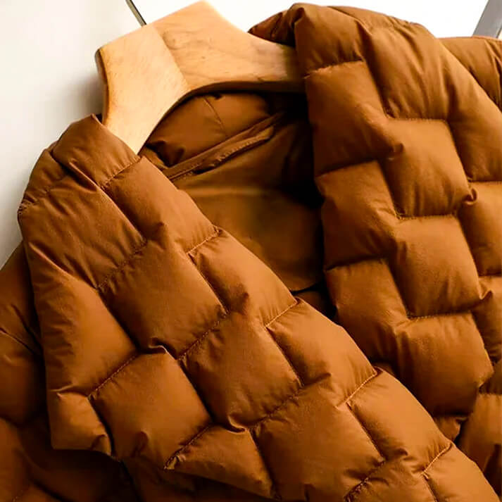 Delphine™ | Manteau en Duvet Matelassé