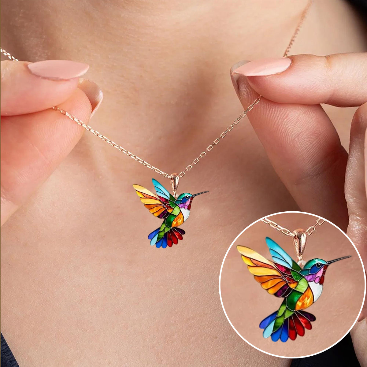 Maison Aorelle™ | Collier Colibri Élégant et Coloré