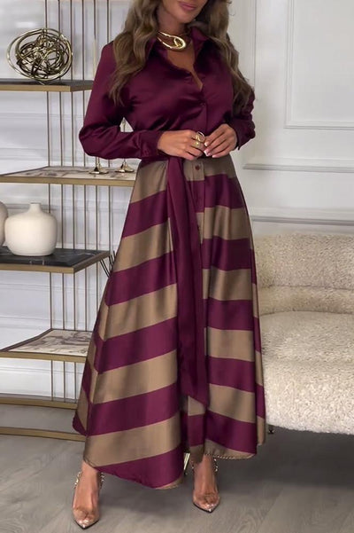 Ida™ | Robe Rayée Élégante