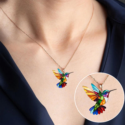 Maison Aorelle™ | Collier Colibri Élégant et Coloré