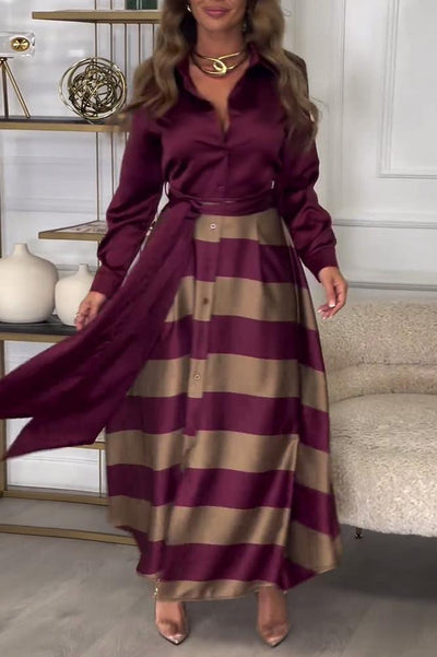 Ida™ | Robe Rayée Élégante