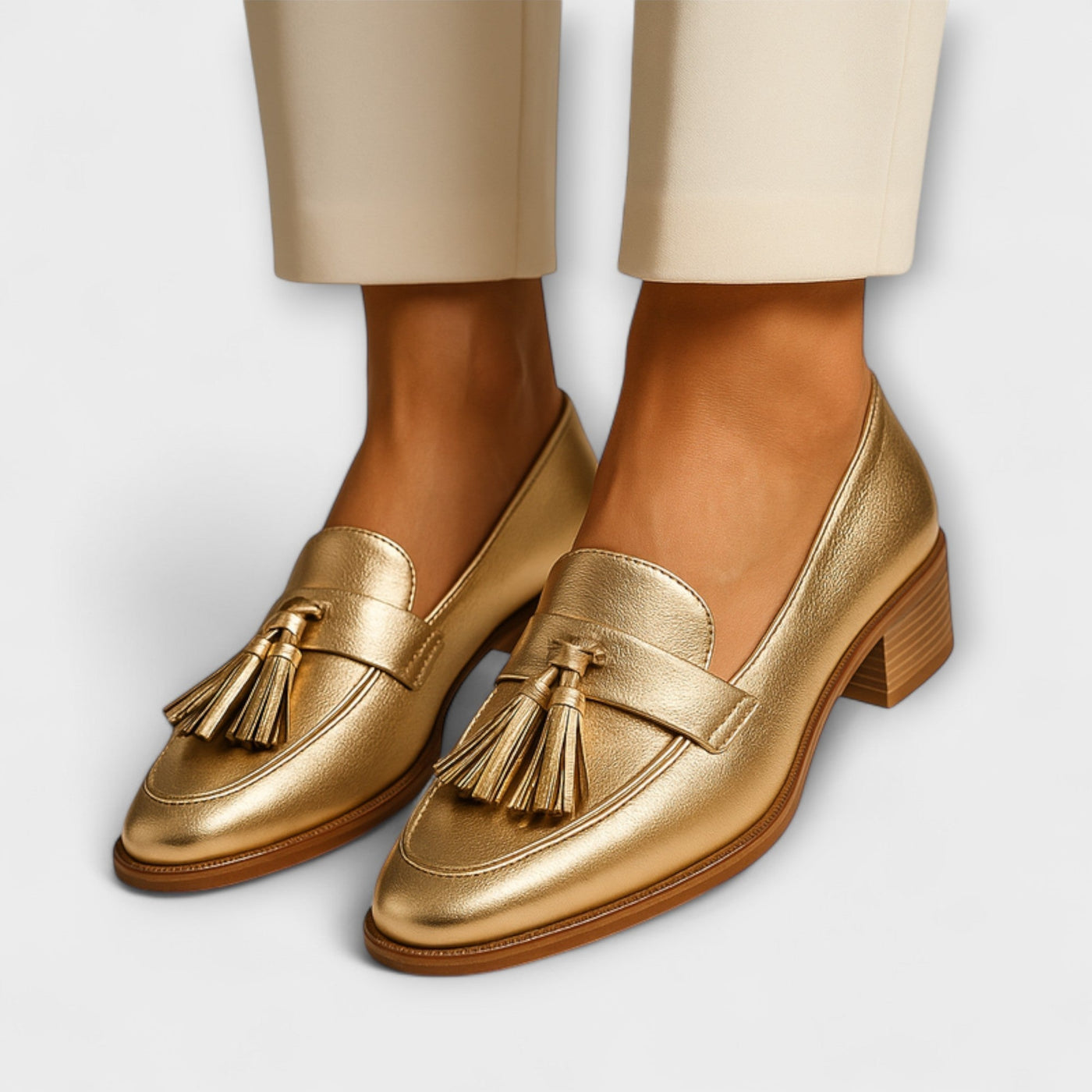 Maison Aorelle™ | Mocassins Or