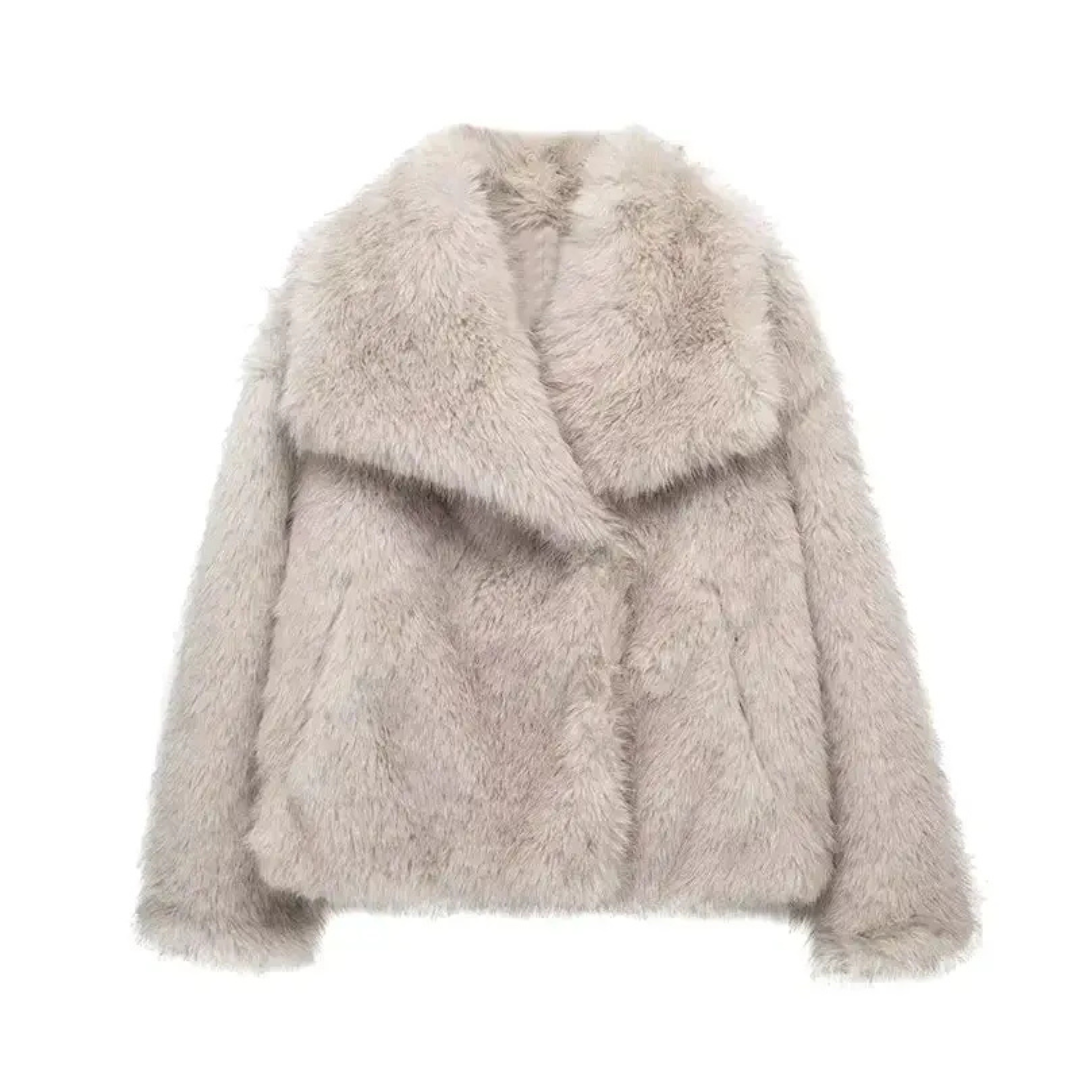Emma™ - Manteau en fausse fourrure