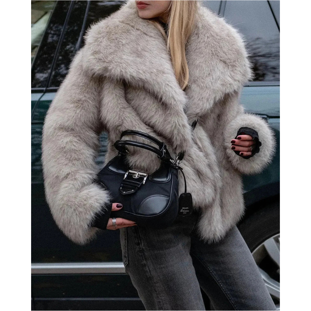 Emma™ - Manteau en fausse fourrure