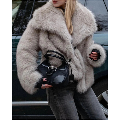 Emma™ - Manteau en fausse fourrure