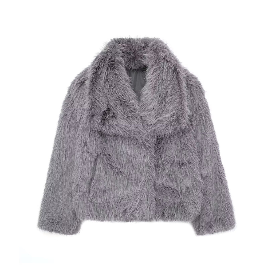 Emma™ - Manteau en fausse fourrure
