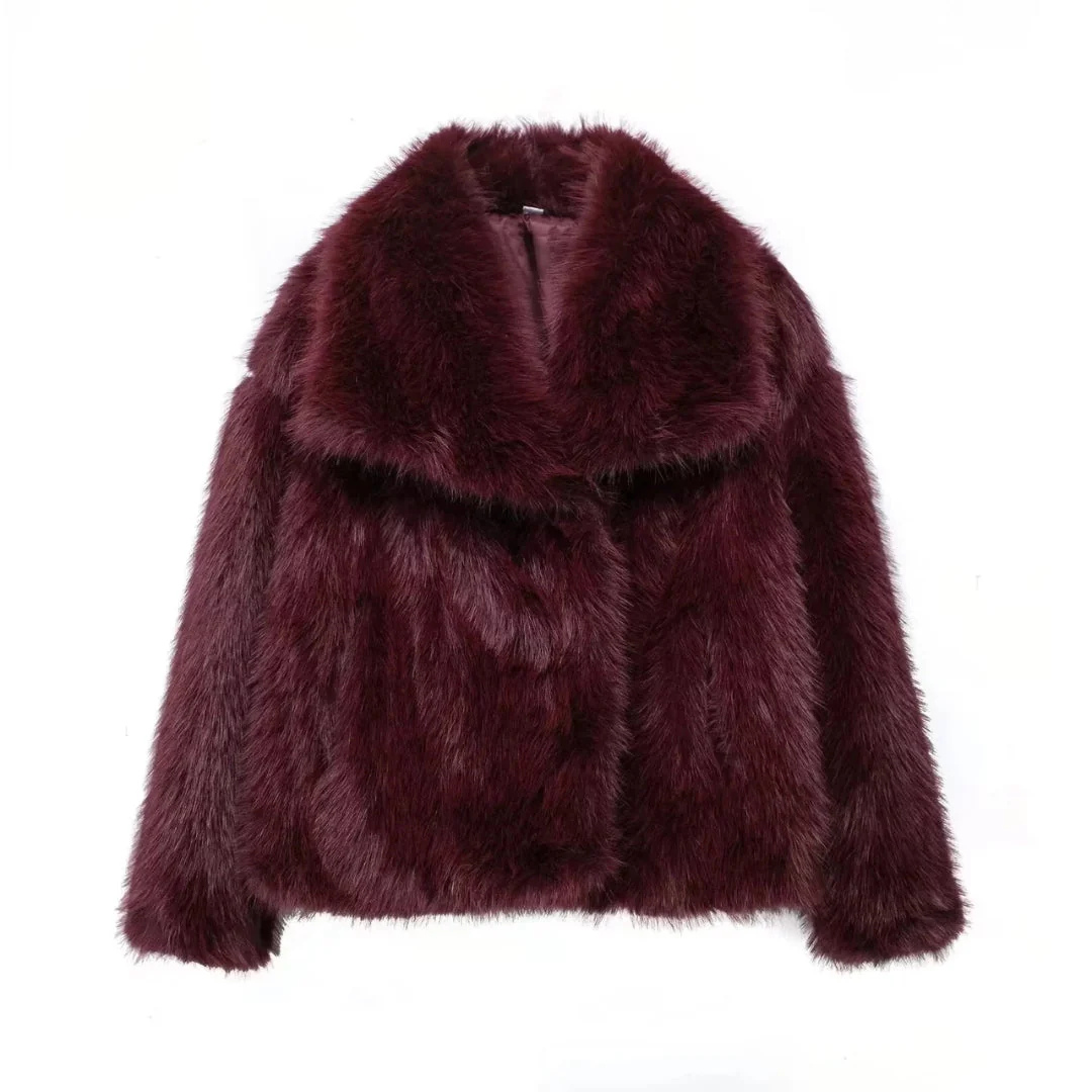 Emma™ - Manteau en fausse fourrure
