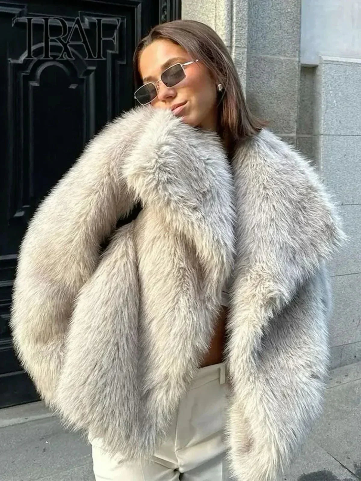 Emma™ - Manteau en fausse fourrure