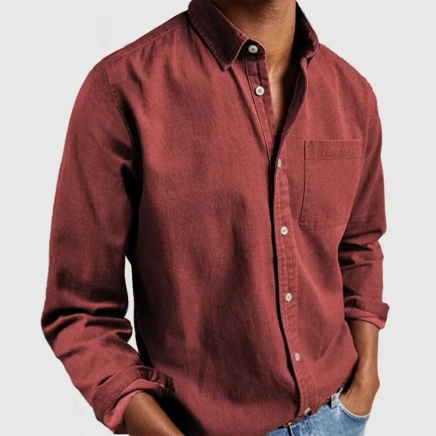 William™ | Chemise à Manches Longues Premium pour Loisirs