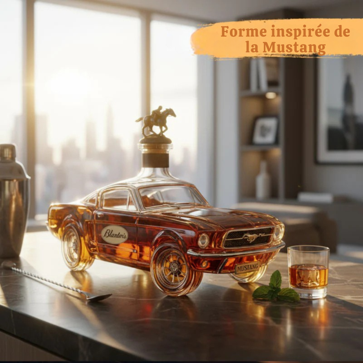 Bouteille de Whisky Mustang