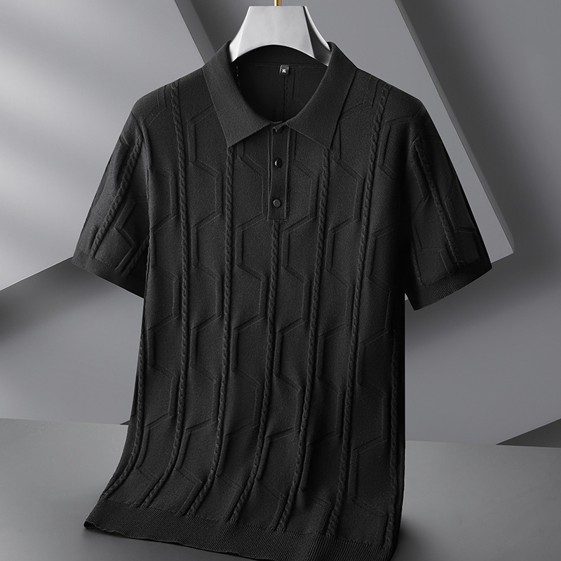 Adam™ | Polo en Jacquard Élégant et Aéré