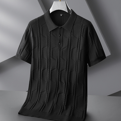 Adam™ | Polo en Jacquard Élégant et Aéré