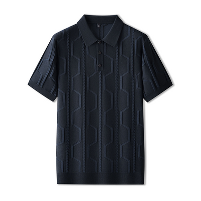 Adam™ | Polo en Jacquard Élégant et Aéré