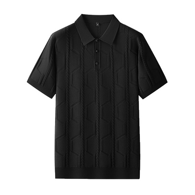 Adam™ | Polo en Jacquard Élégant et Aéré