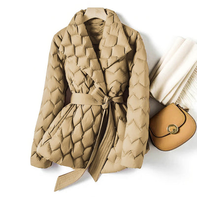 Delphine™ | Manteau en Duvet Matelassé