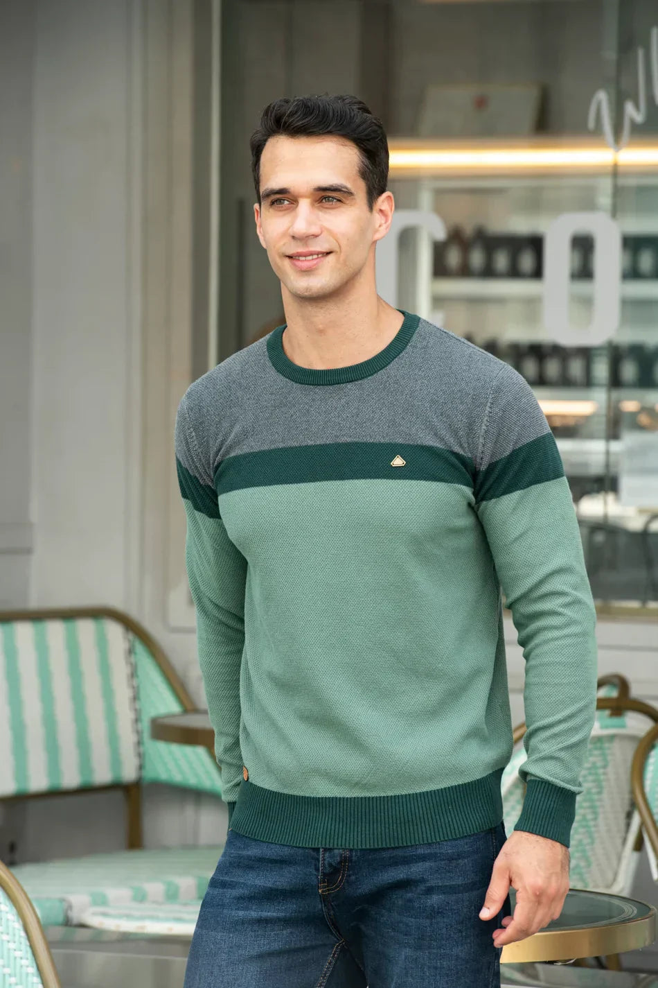 Maison Aorelle™ | Gilet pour homme à col rond