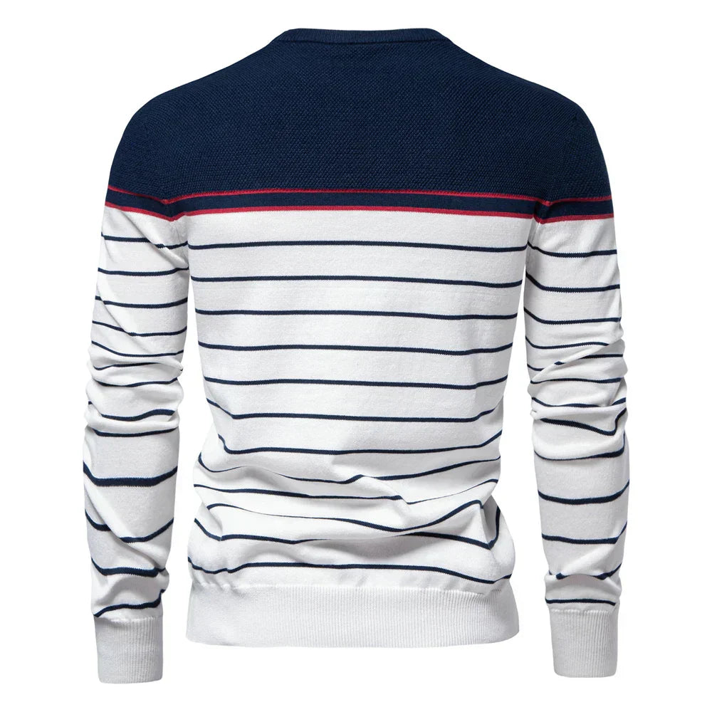 Maison Aorelle™ | Pull pour homme avec motif rayé
