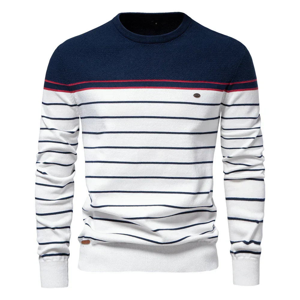Maison Aorelle™ | Pull pour homme avec motif rayé