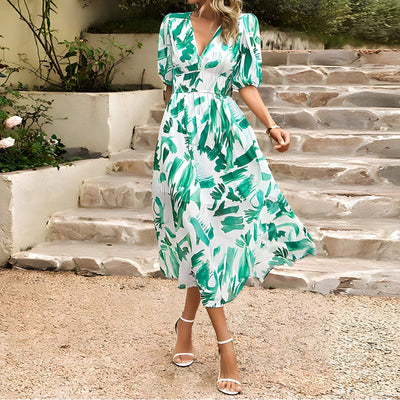 Elise™ | Robe de rêve à décolleté en V avec style