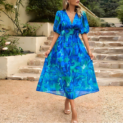 Elise™ | Robe de rêve à décolleté en V avec style