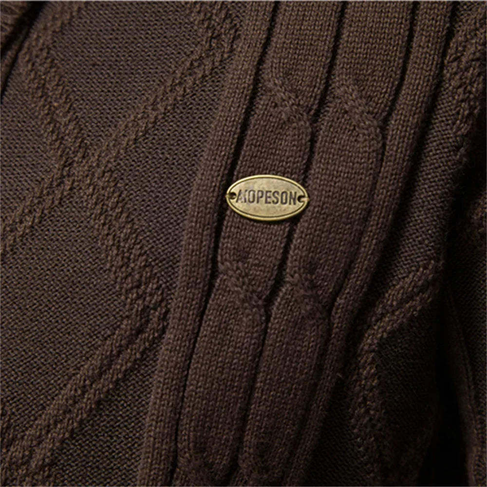 Maison Aorelle™ | Cardigan pour Hommes avec Fermeture à Boutons