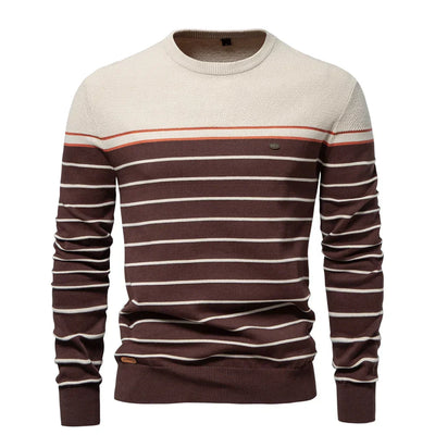Maison Aorelle™ | Pull pour homme avec motif rayé