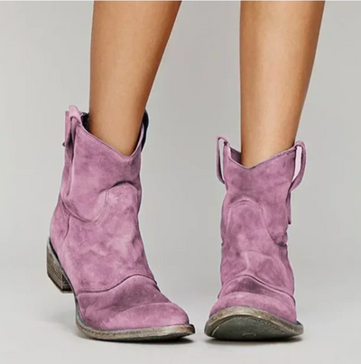 Saga™ | Bottes western en daim