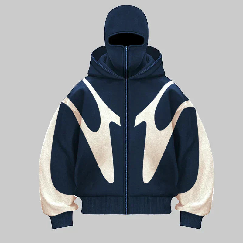 Bleu/Blanc / 2XL