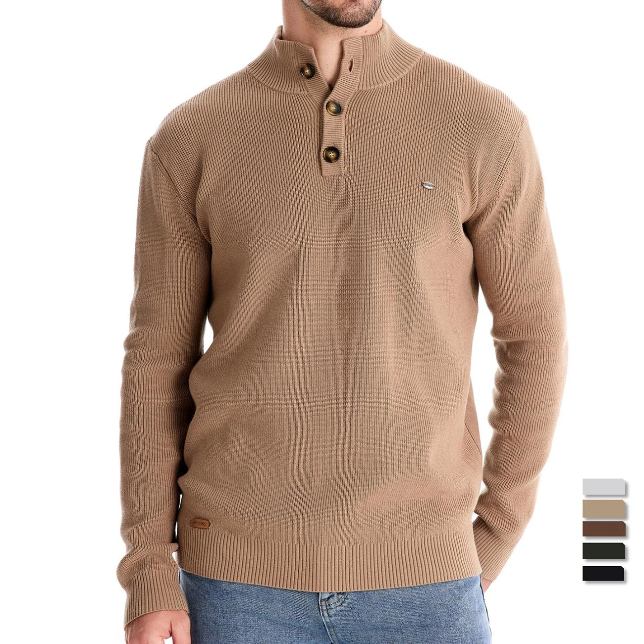 Maison Aorelle™ | Pull à boutons pour hommes