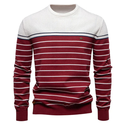 Maison Aorelle™ | Pull pour homme avec motif rayé
