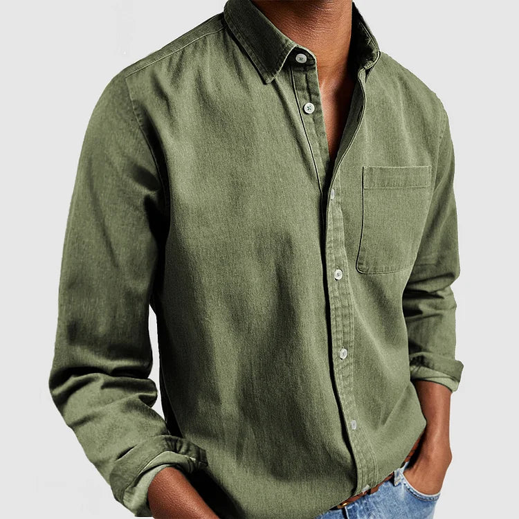 William™ | Chemise à Manches Longues Premium pour Loisirs