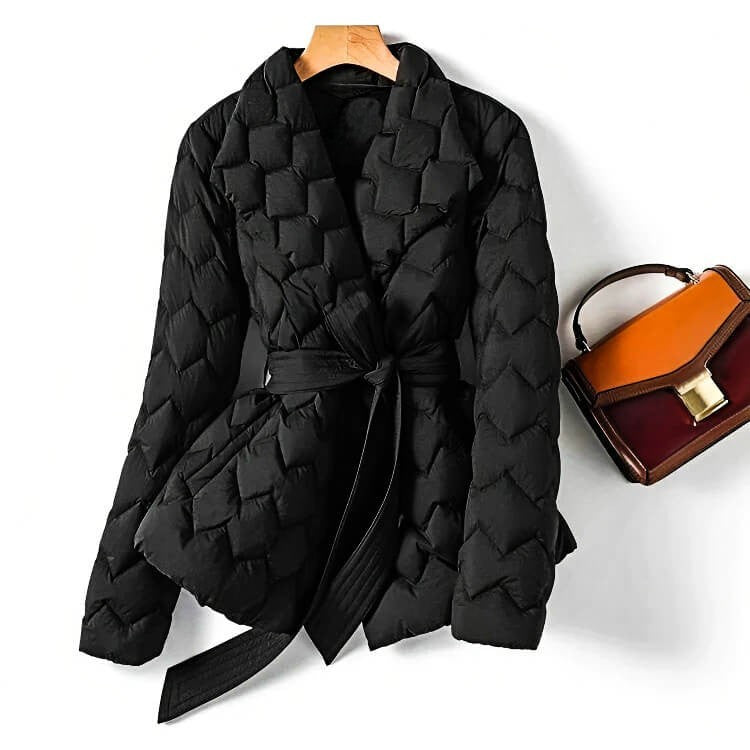 Delphine™ | Manteau en Duvet Matelassé