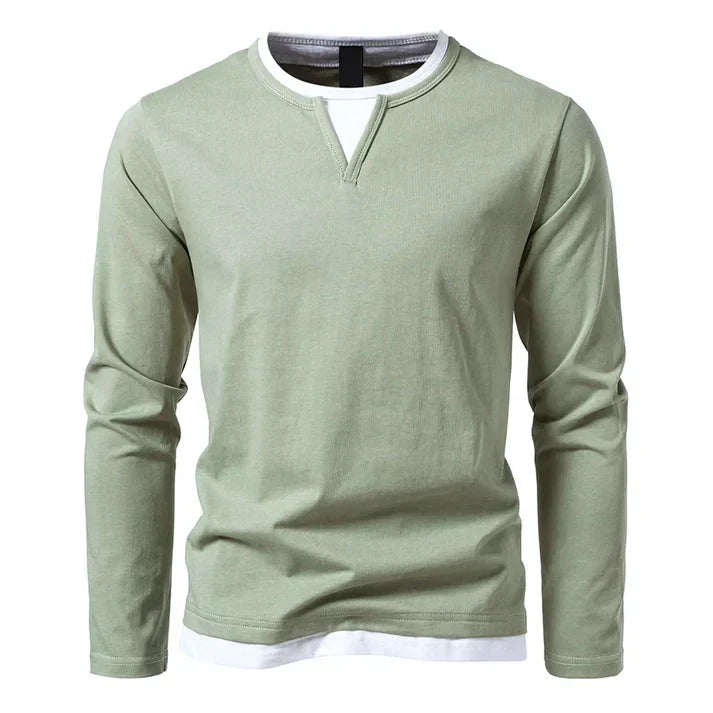 Maison Aorelle™ | T-shirt à manches longues premium en coton peigné