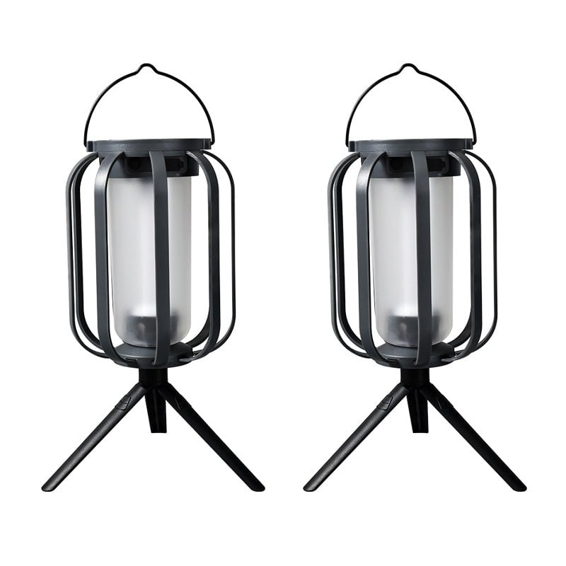 LumiFlamme™ - Lampe avec effet de flamme réaliste – Rechargeable via USB & énergie solaire