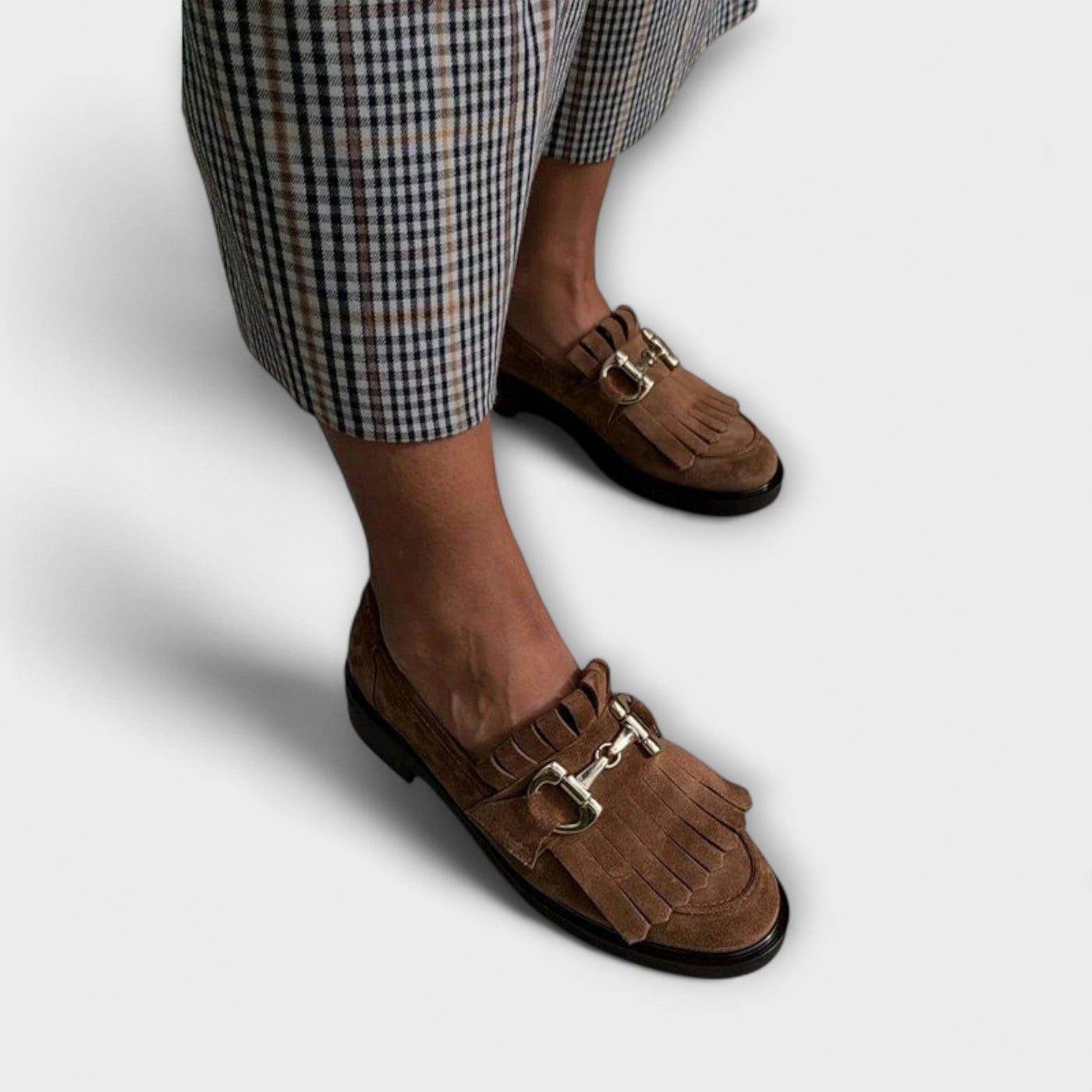 Maison Aorelle™ | Mocassins Bruns à Bout Rond