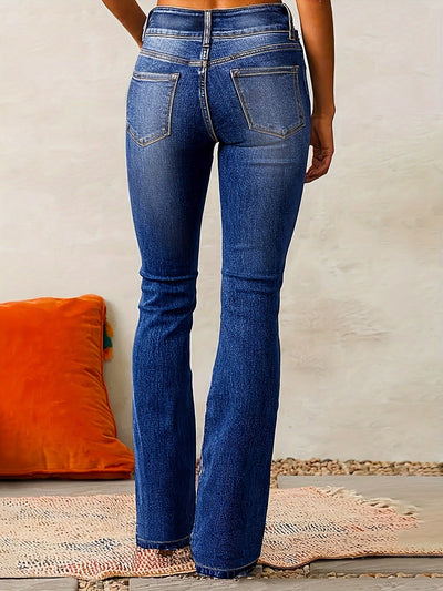 Hedda™ | Jeans Taille Haute avec Coupe Évasée
