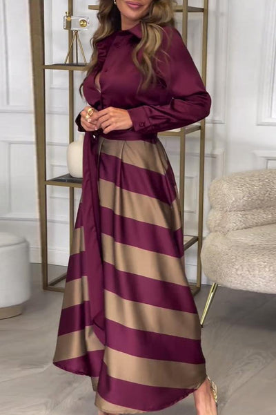 Ida™ | Robe Rayée Élégante