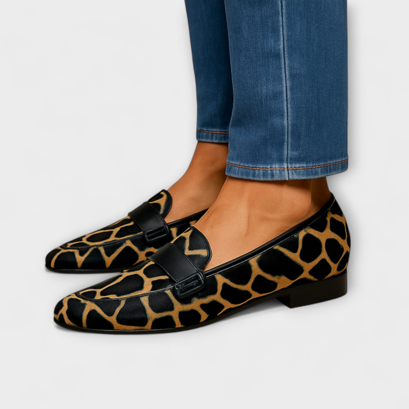 Maison Aorelle™ | Mocassins à Imprimé Léopard