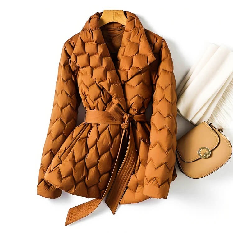 Delphine™ | Manteau en Duvet Matelassé