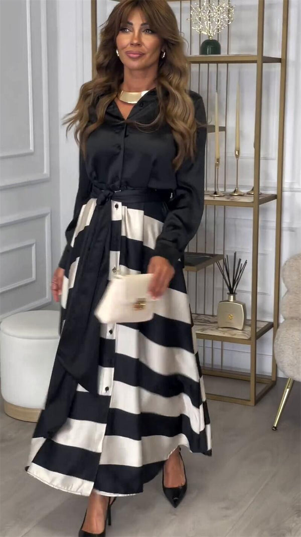 Ida™ | Robe Rayée Élégante